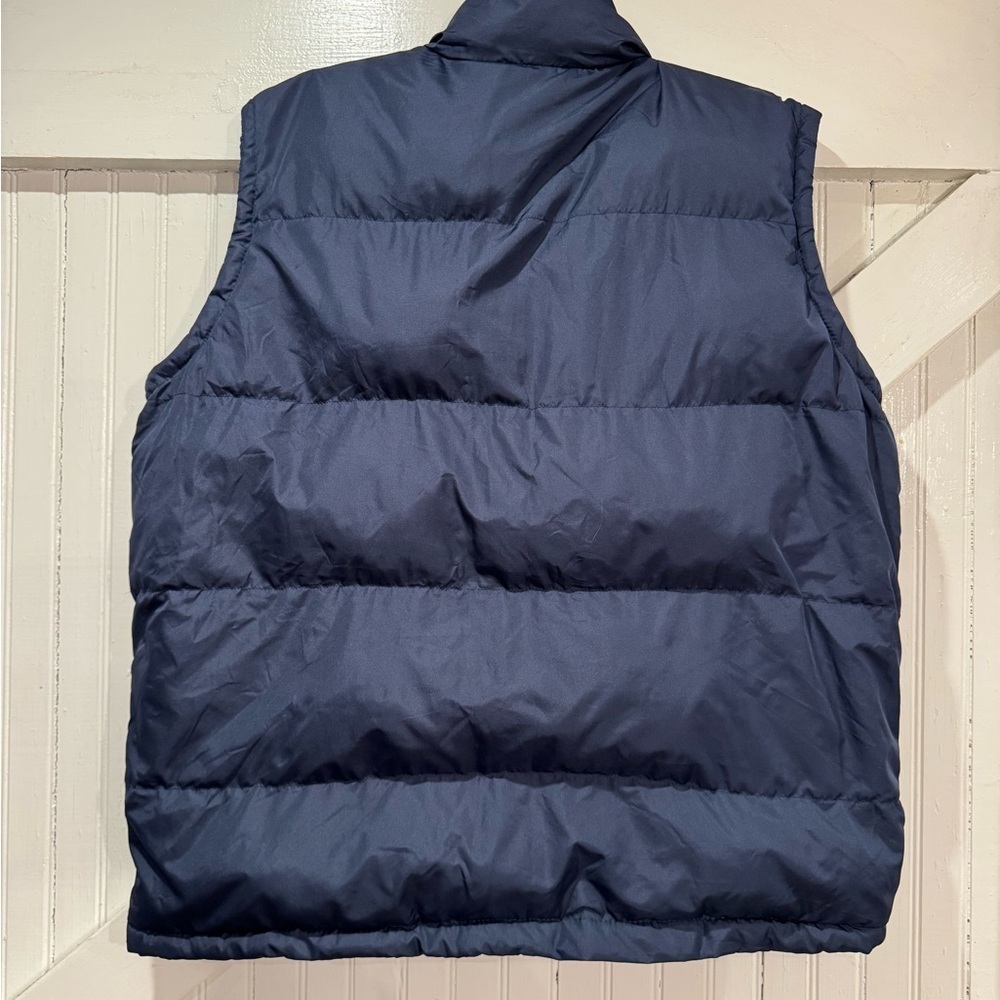 U.S. Polo Assn Navy Blue Puffer Vest Men’s Large | Full Zip | Classic Logo - Picture 9 of 9